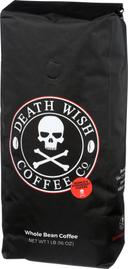 Death Wish Coffee Whole Bean Coffee, 1 Pound Bag -- 6 per case