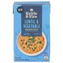 Kettle and Fire Lentil and Vegetable Hearty Soup, 16 Ounce -- 6 per case
