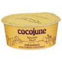 Cocojune Organic Passion Fruit Cultured Coconut Yogurt, 4 Ounce -- 12 per case