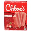 Chloes Strawberry Fruit Pops, 10 Ounce -- 6 per case