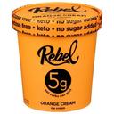 Rebel Orange Cream Ice Cream, 1 Pint -- 8 per case