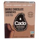 Cado Double Chocolate Sandwiches, 24.6 Ounce -- 6 per case