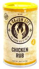 A Cajun Life Chicken Rub, 8 Ounce -- 6 per case