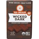 Taza Chocolate Organic Wicked Dark Chocolate Bar, 2.5 Ounce -- 10 per case