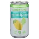 Goodpop Lemon Lime Sparkling Juice, 7.5 Fluid Ounce -- 24 per case