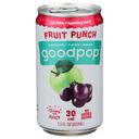 Goodpop Fruit Punch Sparkling Juice, 7.5 Fluid Ounce -- 24 per case