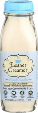 Leaner Creamer French Vanilla Coconut Oil Coffee Creamer, 9.87 Ounce -- 6 per case