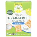 Artisan Tropic Organic Grain Free Sea Salt Crackers, 4.25 Ounce -- 6 per case