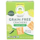 Artisan Tropic Organic Grain Free Chile Lime Crackers, 4.25 Ounce -- 6 per case
