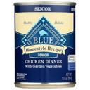 Blue Buffalo Senior Homestyle Recipe Chicken Dinner with Garden Vegetable Wet Dog Food, 12.5 Ounce -- 12 per case