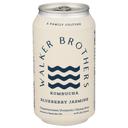 Walker Brothers Blueberry Jasmine Kombucha, 12 Fluid Ounce -- 12 per case