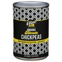 8 Track Foods Organic Blonde Chickpeas, 15 Ounce -- 12 per case