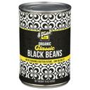 8 Track Foods Organic Classic Black Beans, 15 Ounce -- 12 per case