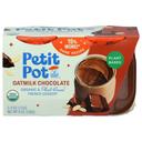 Petit Pot Organic Plant Based Oatmilk Chocolate Dessert, 8 Ounce -- 4 per case