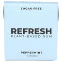 Refresh Plant Based Peppermint Gum, 12 count -- 12 per case