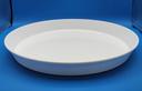 Lesko HIPS White Round Serving Tray, 16 Inch -- 12 per case