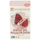 Konscious Plant-Based Korean Bbq Mushroom Onigiri with Sesame and Chili, 7.2 Ounce -- 8 per case