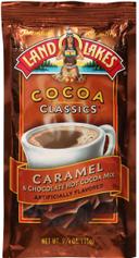 Land O Lakes Caramel and Chocolate Hot Cocoa Mix, 1.25 Ounce -- 72 per case.