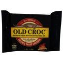 Old Croc Smoked Sharp Cheddar Cheese Chunk, 6 Ounce -- 12 per case
