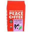 Peace Coffee Black Squirrel Medium Roast Whole Bean Coffee, 12 Ounce -- 6 per case