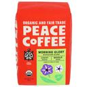Peace Coffee Organic Fair Trade Morning Glory Light Roast Whole Bean Coffee, 12 Ounce -- 6 per case