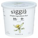 Siggis Strained Vanilla Non Fat Yogurt, 24 Fluid Ounce -- 6 per case