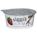 Siggis 4 Percent Strawberry and Rhubarb Whole Milk Yogurt, 4.4 Fluid Ounce -- 12 per case