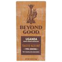 Beyond Good Organic 73 Percent Coco Toasted Hazelnut Dark Chocolate Bar, 2.64 Ounce -- 12 per case