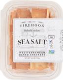 Firehook Sea Salt Mediterranean Baked Crackers, 5.5 Ounce Snack Box -- 8 per case