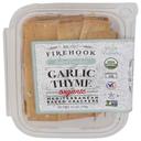 Firehook Organic Garlic and Thyme Mediterranean Baked Crackers, 5.5 Ounce -- 8 per case