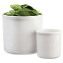 Cal-Mil White 32 Ounce Round Melamine Condiment Jar, 5 inch Dia x 5.5 inch Height -- 4 per case