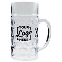 HOWW German Beer Mug with Handle, 1 Liter Capacity -- 96 per case