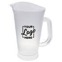 HOWW Clear Polystyrene Pitcher with Handle, 70 Ounce Capacity -- 192 per case