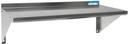 BK Resources 18/430 Stainless Steel Economy Wall Shelf, 24 inch Width x 12 inch Depth