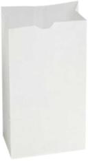 Bagcraft Dubl Wax Automatic Style White Wax Paper Bag, 6 Pound -- 1000 per case