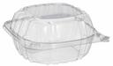Dart Container ClearSeal Oriented Polystyrene Clear Hinged Lid 1-Compartment Container, 6 x 5.75 x 3 inch -- 500 per case