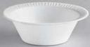 Dart Concorde White Round Unlaminated Foam Bowl, 10/12 Ounce -- 1000 per case