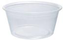 Dart Conex Complements Polypropylene Clear Round Portion Container, 3.25 Ounce -- 2500 per case