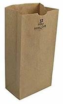 Duro Hilex Poly Standard Kraft Self Opening Style Grocery Bag, 12 Pound -- 500 per case
