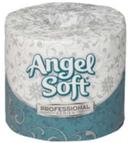 Georgia-Pacific Angel Soft Professional Series 2-Ply White Paper Bath Tissue, 4.05 x 4 inch -- 80 per case