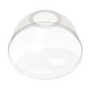 International Paper Clear Dome Lid with Small Hole for 12-24 Ounce Cup -- 1000 per case