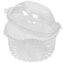Pactiv RPET Clear Sho Bowl with Hinged Dome Lid, 12 Ounce Capacity -- 250 per case