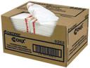 Chicopee Rayon/Polyester White with Red Logo Foodservice Towel, 13 1/2 x 21 inch -- 150 per case