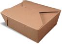 Westrock Bio Plus Fold Pak Earth Number 8 100 Percent Recycled Food Container, 29 Ounce -- 300 per case
