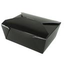 Bio Pak Black Food Container, 8 Pound Capacity -- 300 per case