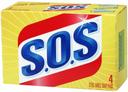 SOS Steel Wool Scouring Soap Pad -- 96 per case