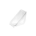 Inline Plastics Clear PET Sandwich Wedge, 6.125 x 3 x 3.5625 inch -- 288 per case