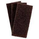 Doodlebug Brown Heavy Duty Cleaning Pad, 4 5/8 x 10 inch -- 5 per case
