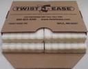 Twist Ease White Flag Paper Twist Banner Tie, 6 inch -- 1920 per case