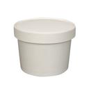 Prime Source White Cylindrical Hot Cold Paper Food Container, 16 Ounce Capacity -- 500 per case